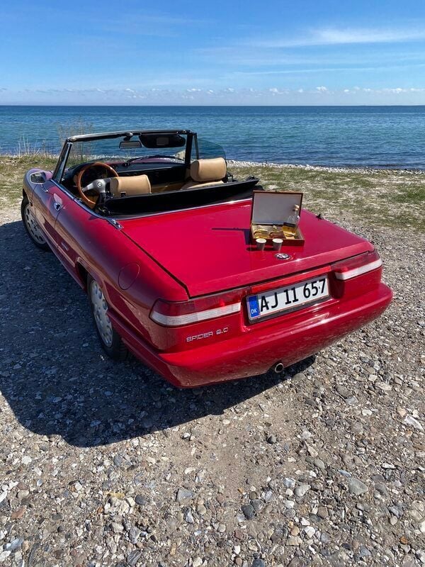 Brugt Alfa Romeo Spider 1991 Rød Cabriolet