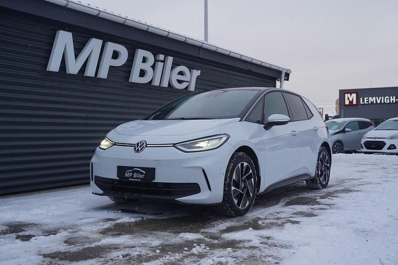 Hvid Brugt 2024 VW ID.3 Pro Hatchback | 229.700 kr. (Super pris) - Billede 1/4