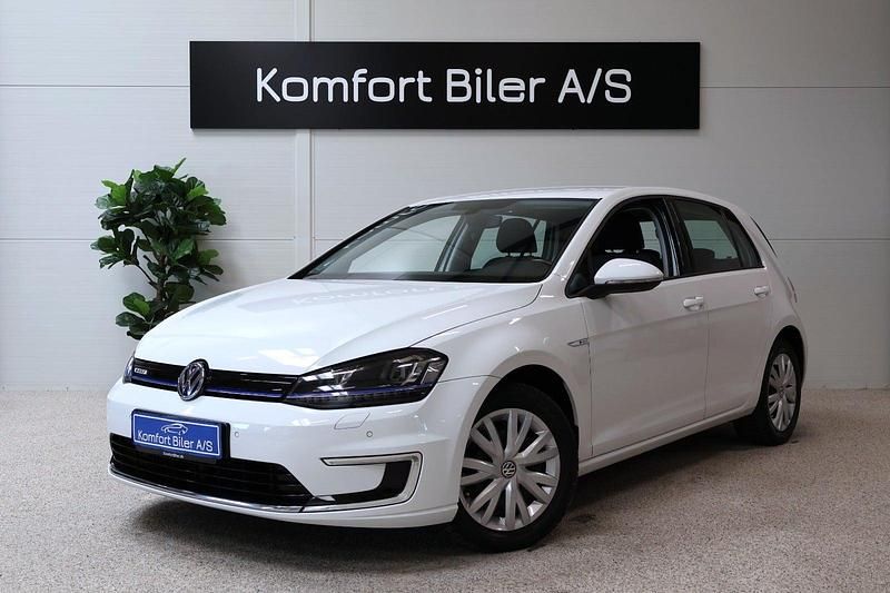 Hvid Brugt 2017 VW e-Golf Hatchback | 89.900 kr. (God pris) - Billede 1/4