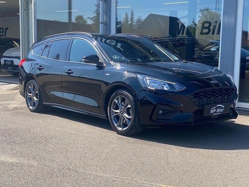 Brugt Ford Focus ST-Line 125 HK (91 kW) 2019 Sort Stationcar