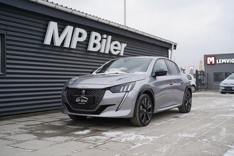 Brugt Peugeot e-208 GT 100 kW (136 HK) 2023 Gråmetal Hatchback
