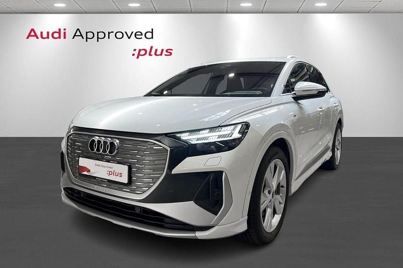 Hvidmetal Brugt 2024 Audi Q4 e-tron Comfort SUV | 469.900 kr. - Billede 1/4