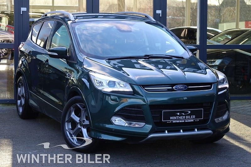 Brugt Ford Kuga Titanium 180 HK (132 kW) 2015 Grøn SUV