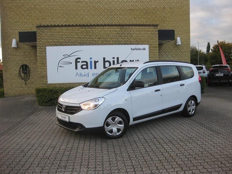 Hvid Brugt 2013 Dacia Lodgy Ambiance MPV | 39.900 kr. - Billede 1/4