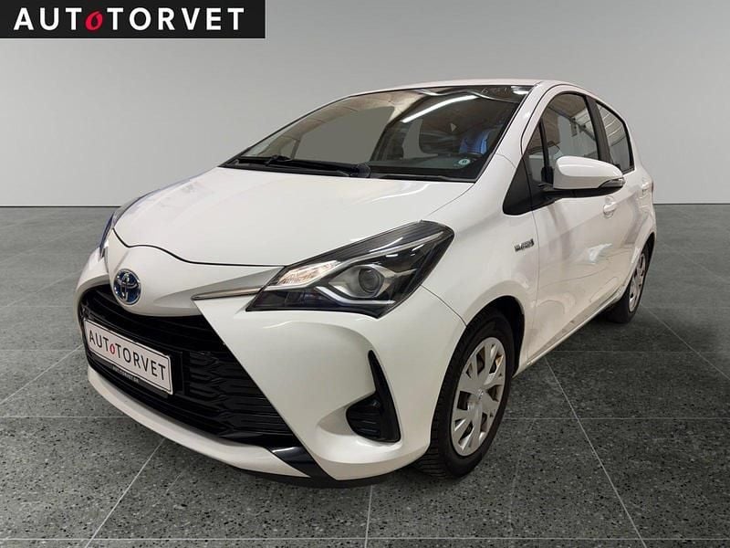 Brugt Toyota Yaris Hybrid H2 100 HK (73 kW) 2017 Hvid Hatchback