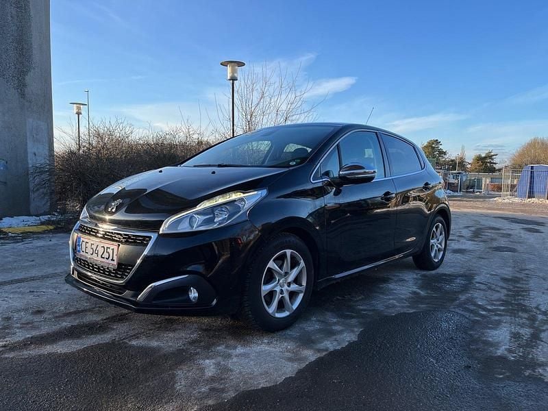 Sortmetal Brugt 2017 Peugeot 208 Desire Sky Hatchback | 74.900 kr. (God pris) - Billede 1/4