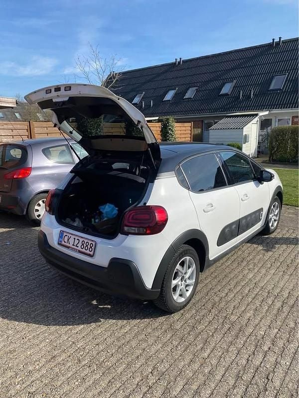Brugt Citroën C3 PureTech 83 HK (61 kW) 2019 Hvid Hatchback