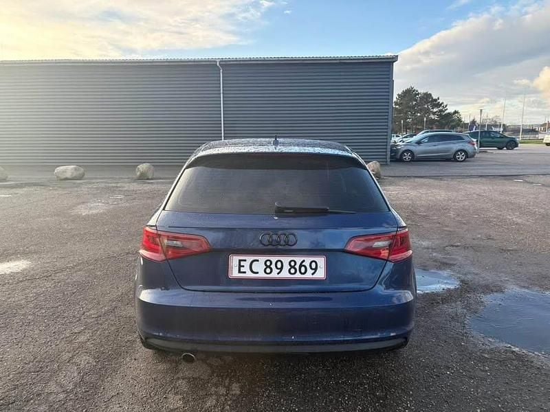 Brugt Audi A3 Sportback Ambiente 110 HK (80 kW) 2015 Blå Hatchback