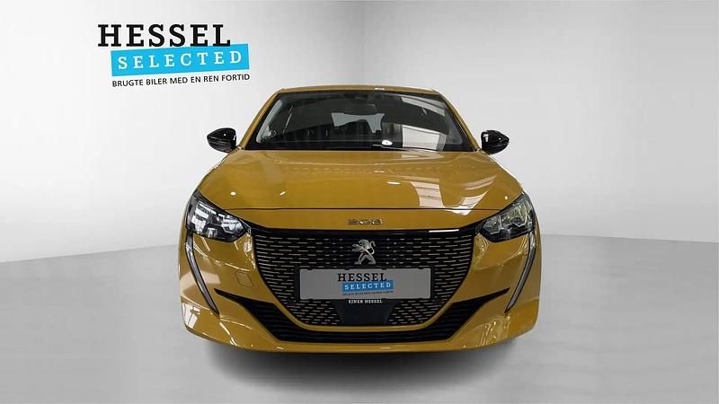 Brugt Peugeot e-208 Allure 100 kW (136 HK) 2023 Gul Hatchback