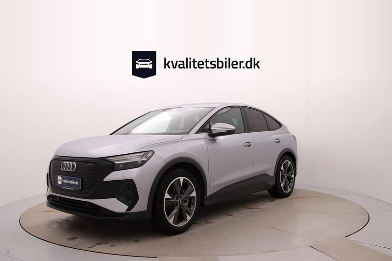 Sølvmetal Brugt 2022 Audi Q4 Sportback e-tron S-Line SUV | 274.900 kr. (God pris) - Billede 1/4
