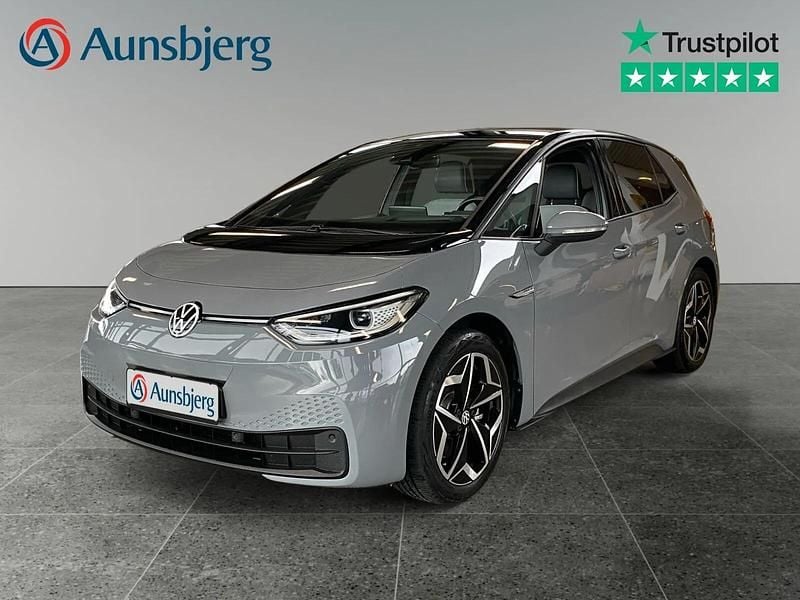 Grå Brugt 2021 VW ID.3 Pro Hatchback | 194.500 kr. (Fair pris) - Billede 1/4