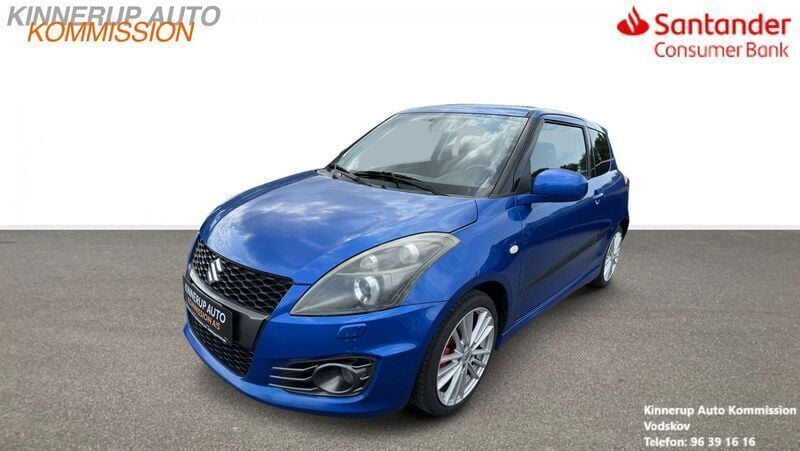 Blå metal Brugt 2011 Suzuki Swift Sport Hatchback | 44.900 kr. - Billede 1/4