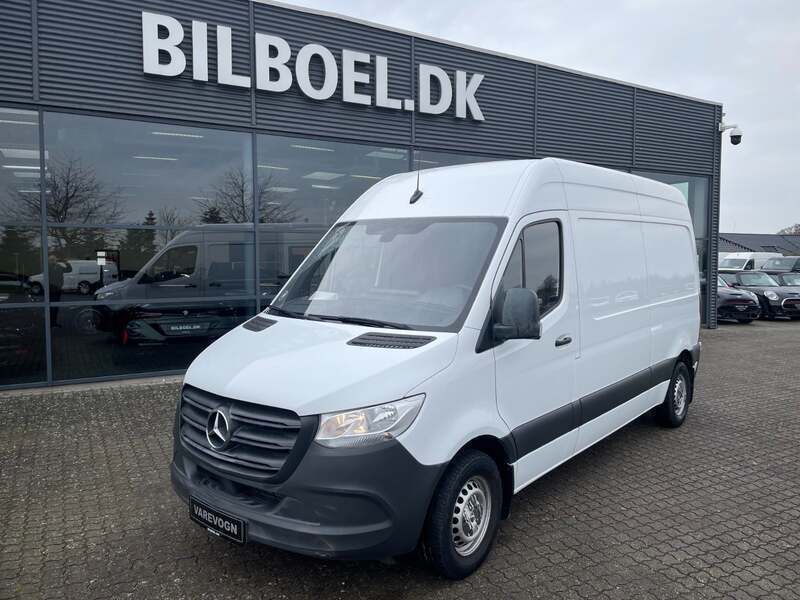 Hvid Brugt 2019 Mercedes Sprinter Van | 179.800 kr. - Billede 1/4