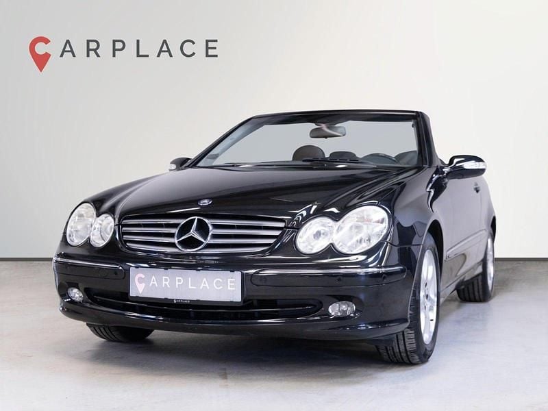 Brugt Mercedes CLK240 Elegance 170 HK (125 kW) 2003 Sortmetal Cabriolet
