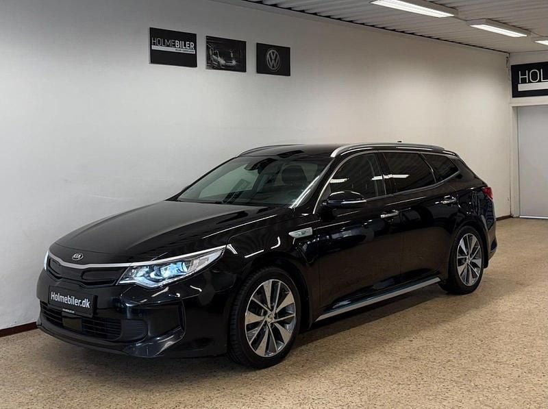 Blåmetal Brugt 2018 Kia Optima Stationcar | 99.800 kr. (God pris) - Billede 1/4