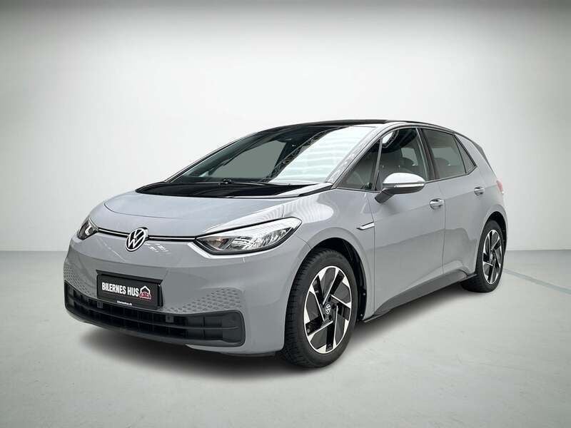 Grå Brugt 2021 VW ID.3 Pure Hatchback | 149.900 kr. (God pris) - Billede 1/4