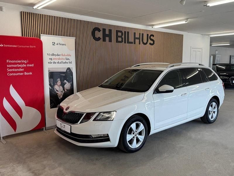 Hvid Brugt 2018 Skoda Octavia Style Stationcar | 149.500 kr. (Fair pris) - Billede 1/4