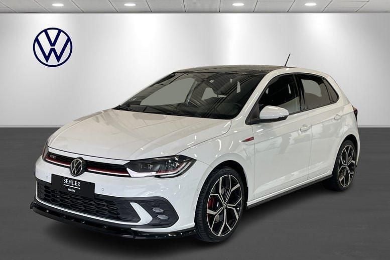 Hvid Brugt 2023 VW Polo GTI Hatchback | 299.900 kr. - Billede 1/4