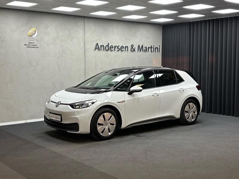 Glacierwhitemetallic Brugt 2022 VW ID.3 Pro Hatchback | 188.800 kr. (Fair pris) - Billede 1/4