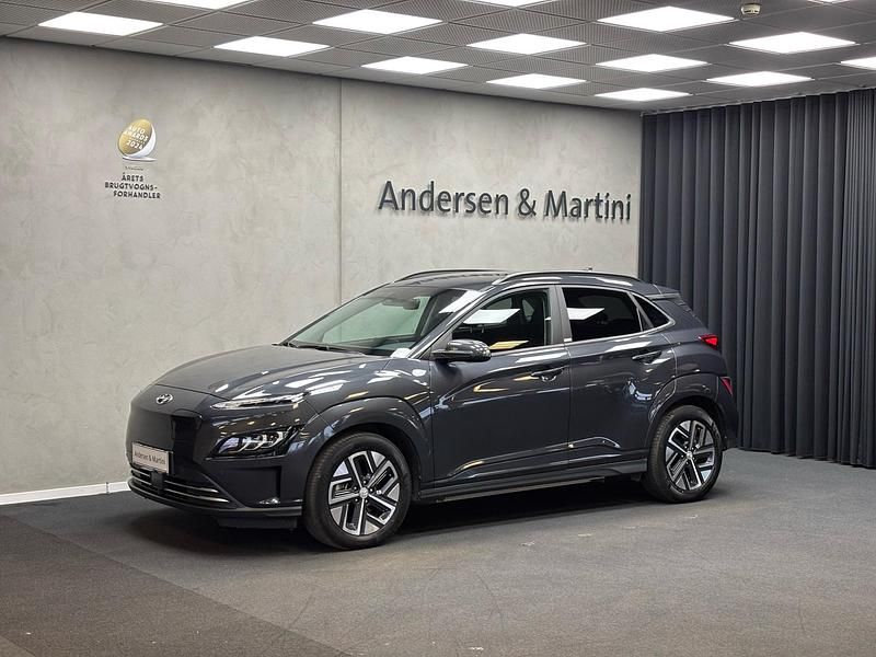 Grå Brugt 2021 Hyundai Kona Trend SUV | 164.700 kr. (Fair pris) - Billede 1/4