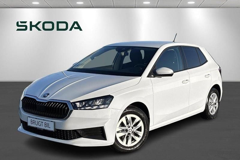 Hvidmetal Brugt 2023 Skoda Fabia Ambition Hatchback | 194.900 kr. (Dyr) - Billede 1/4