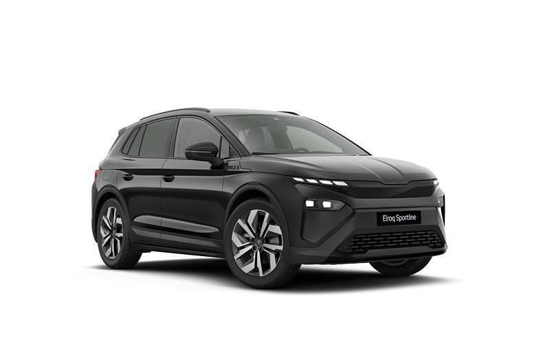 Sortmetal Ny 2025 Skoda Elroq SportLine SUV | 327.480 kr. (Lidt for dyr) - Billede 1/4
