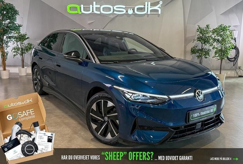 Blåmetal Brugt 2024 VW ID.7 Pro Sedan | 369.000 kr. (God pris) - Billede 1/3