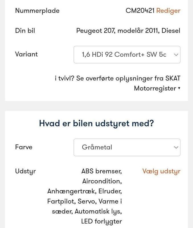 Brugt Peugeot 207 92 HK (67 kW) 2011 Hatchback