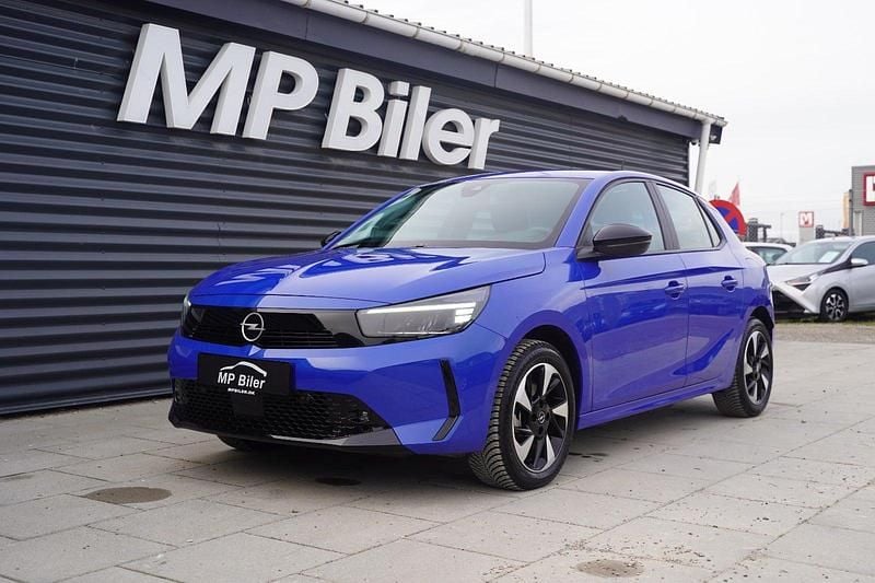 Blå Brugt 2023 Opel Corsa-e Elegance Hatchback | 128.900 kr. (Fair pris) - Billede 1/4