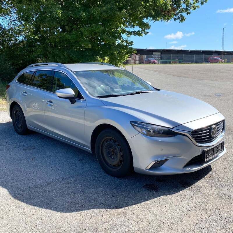 Sølvmetal Brugt 2015 Mazda 6 Optimum Stationcar | 50.000 kr. - Billede 1/4