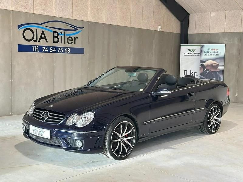 Mørkblåmetal Brugt 2004 Mercedes CLK320 Avantgarde Cabriolet | 140.000 kr. - Billede 1/4