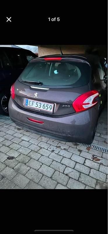 Brun Brugt 2013 Peugeot 208 Hatchback | 40.000 kr. (Fair pris) - Billede 1/4