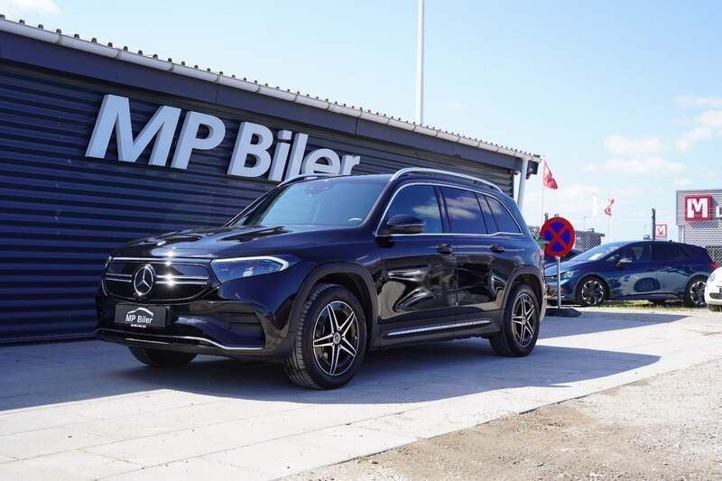 Sortmetal Brugt 2024 Mercedes EQB350 AMG line SUV | 359.900 kr. (Super pris) - Billede 1/4