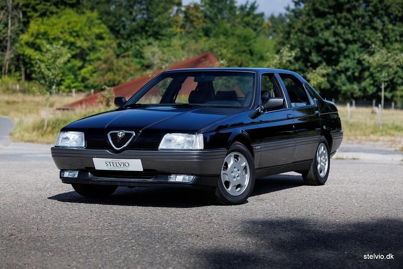 Sort Brugt 1989 Alfa Romeo 164 Sedan | 149.000 kr. - Billede 1/4