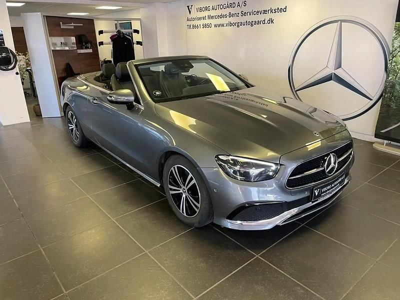 Gråmetal Brugt 2021 Mercedes E220 Cabriolet | 439.900 kr. - Billede 1/4