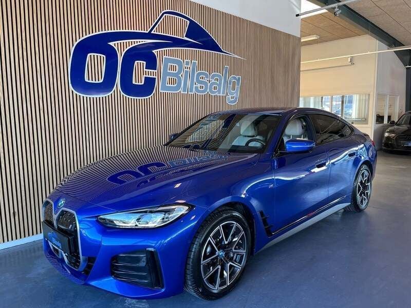 Blåmetal Brugt 2023 BMW i4 M Sport Sedan | 429.600 kr. (Dyr) - Billede 1/4