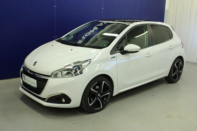 Brugt Peugeot 208 Signature Sky 100 HK (73 kW) 2018 Hvid Hatchback