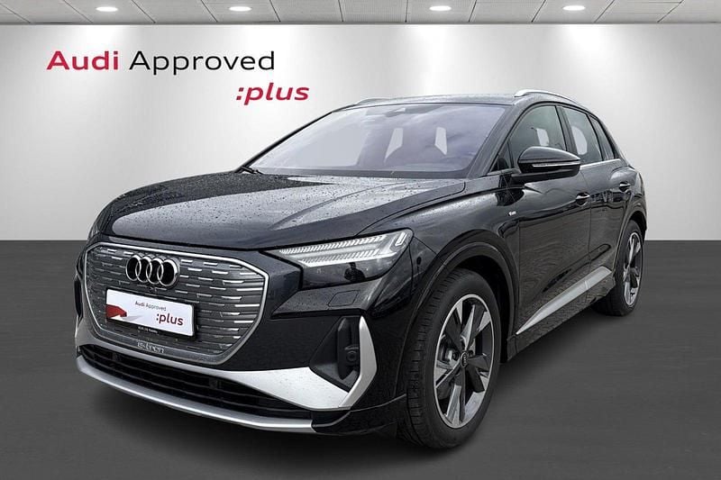 Sortmetal Brugt 2024 Audi Q4 e-tron Advanced SUV | 414.900 kr. (Dyr) - Billede 1/4