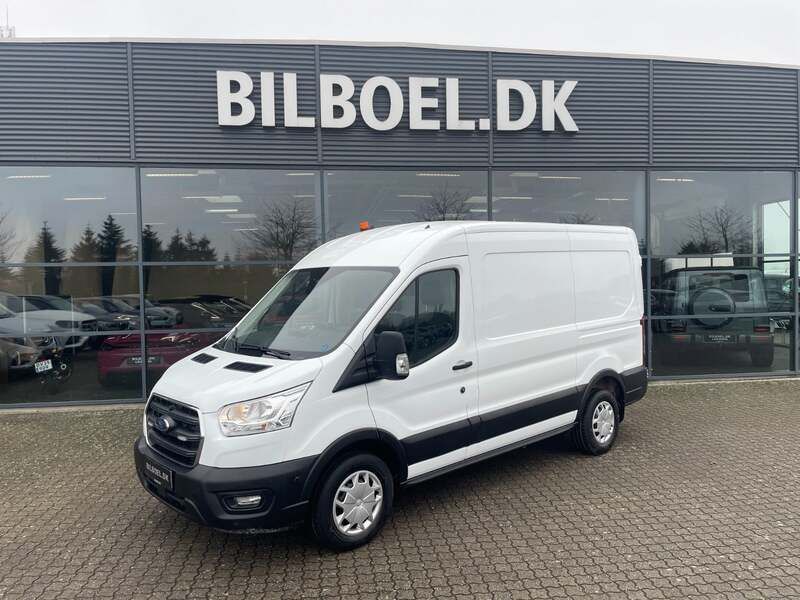 Hvid Brugt 2022 Ford Transit Trend Van | 219.800 kr. - Billede 1/4
