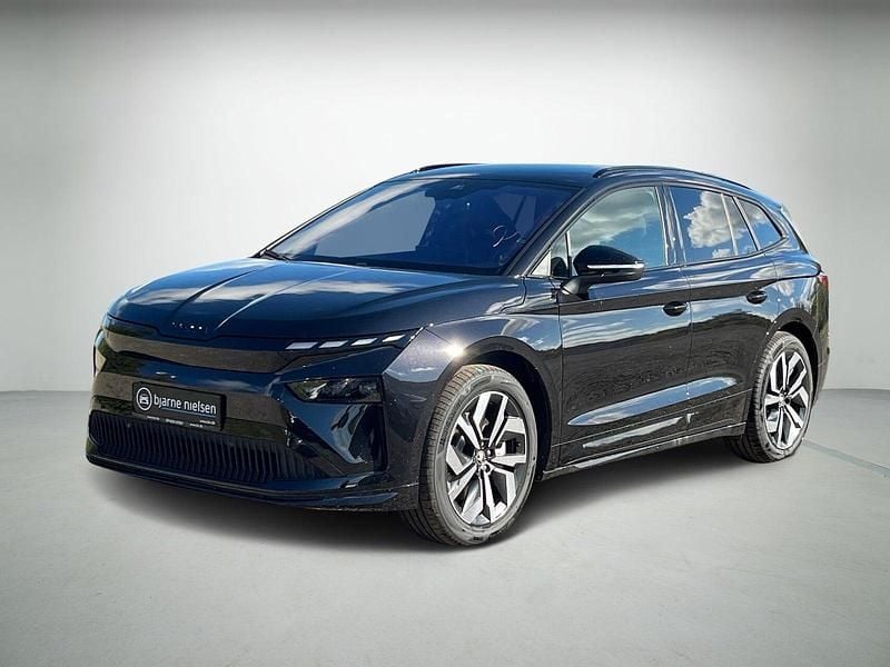 Sortmetal Ny 2025 Skoda Enyaq iV SportLine SUV | 389.900 kr. (Fair pris) - Billede 1/4