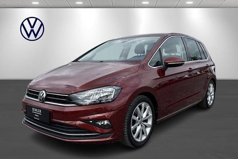 Bordeauxmetal Brugt 2020 VW Golf Sportsvan Highline MPV | 239.900 kr. (Fair pris) - Billede 1/4