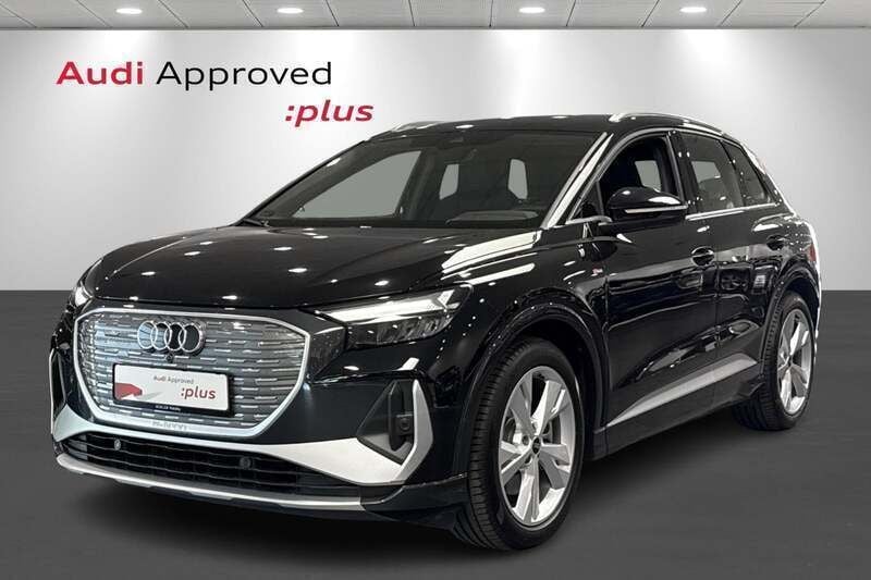Sortmetal Brugt 2024 Audi Q4 e-tron S-Line SUV | 399.900 kr. (Super pris) - Billede 1/4