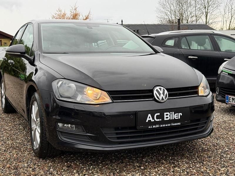 Sort Brugt 2014 VW Golf VII Comfortline Hatchback | 84.900 kr. (Fair pris) - Billede 1/4