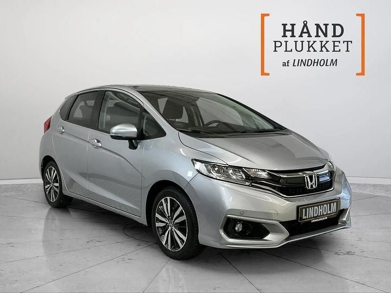 Sølvmetal Brugt 2019 Honda Jazz Elegance Hatchback | 149.900 kr. (Lidt for dyr) - Billede 1/3