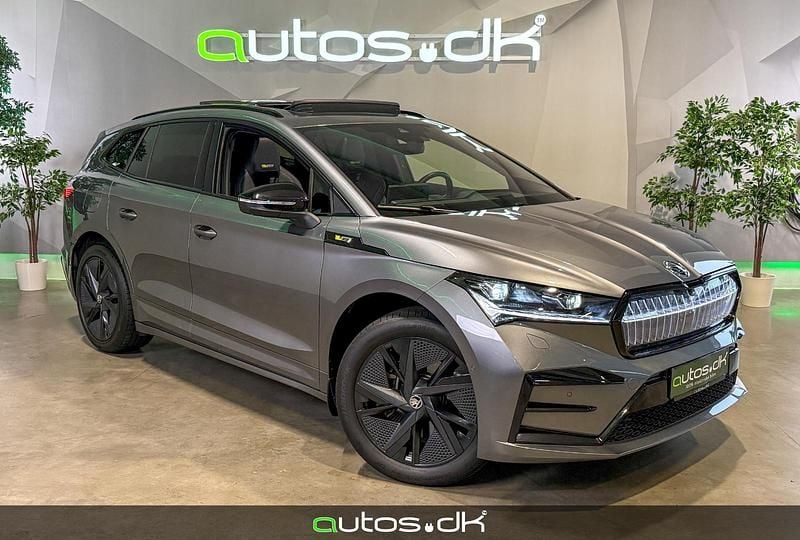Gråmetal Brugt 2024 Skoda Enyaq iV RS SUV | 399.000 kr. - Billede 1/4