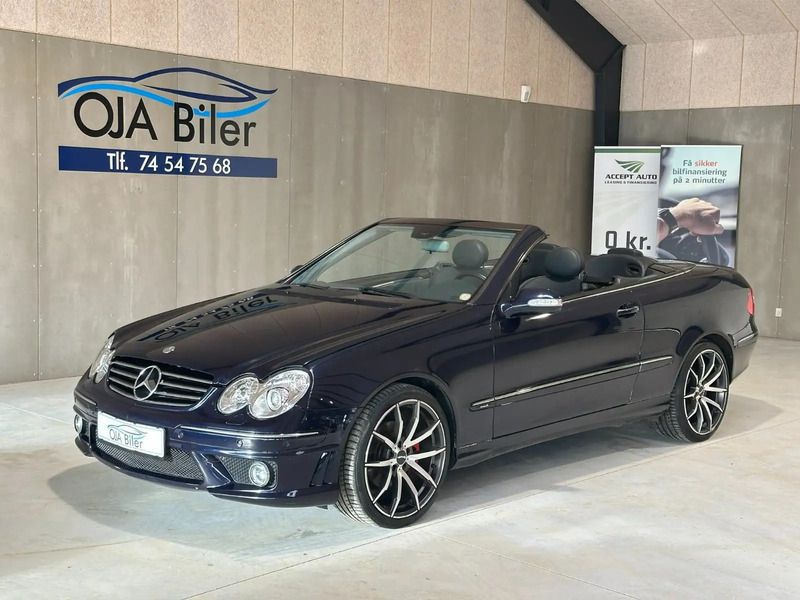 Mørkblåmetal Brugt 2004 Mercedes CLK320 Avantgarde Cabriolet | 160.000 kr. - Billede 1/4