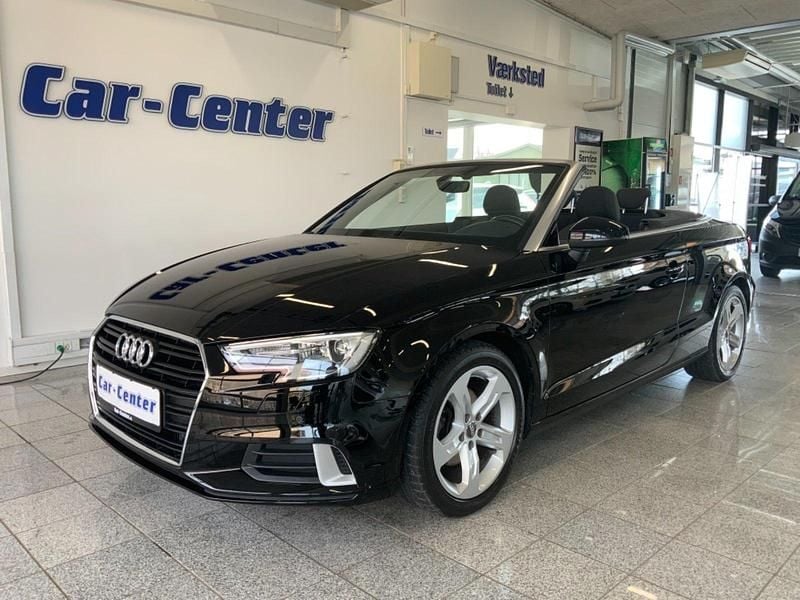Sort Brugt 2017 Audi A3 Cabriolet Sport Cabriolet | 3.495 kr. - Billede 1/4