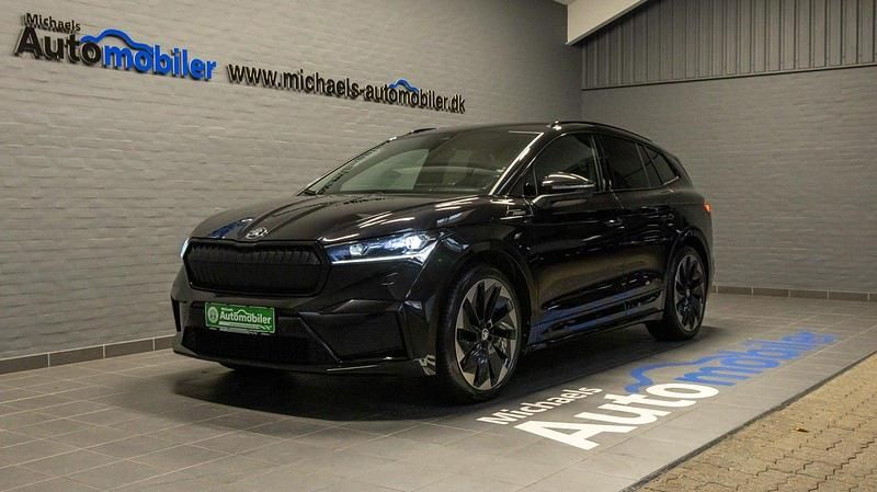 Sortmetal Brugt 2022 Skoda Enyaq iV SportLine SUV | 299.900 kr. (Dyr) - Billede 1/4