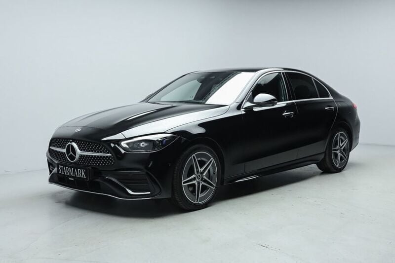 Sort Brugt 2023 Mercedes C300e AMG line Sedan | 449.900 kr. (Lidt for dyr) - Billede 1/4