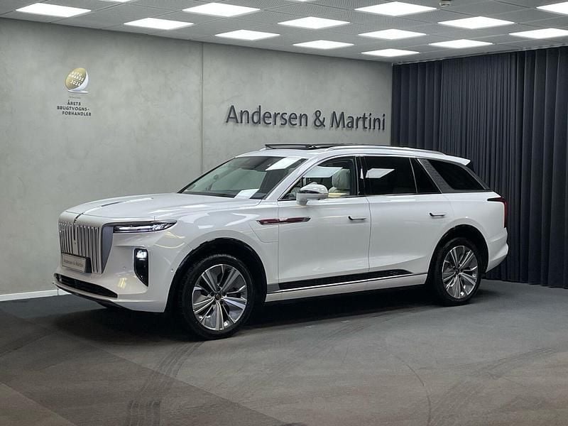 Hvid Brugt 2024 Hongqi E-HS9 SUV | 384.900 kr. (Fair pris) - Billede 1/4